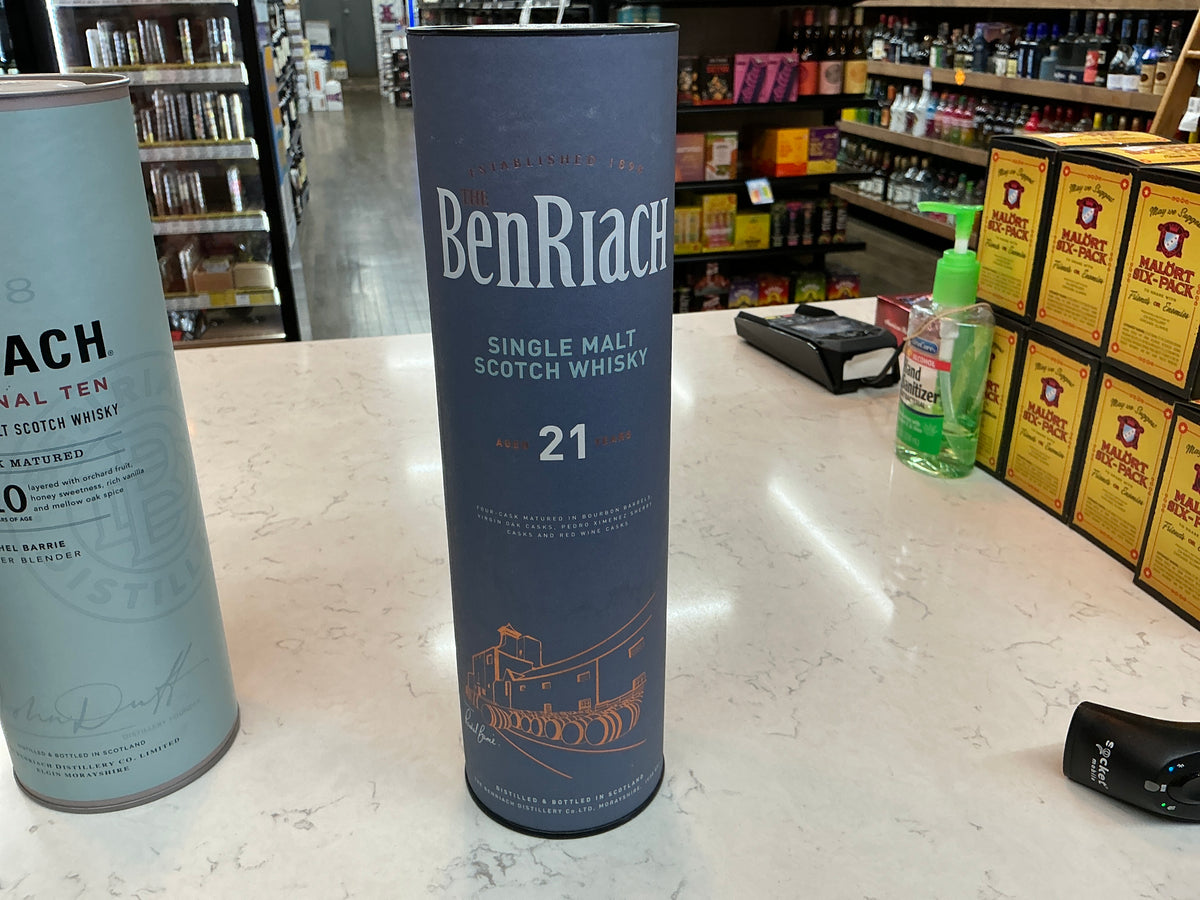 The BenRiach 21 Year Single Malt Scotch Whiskey (750 ml)
