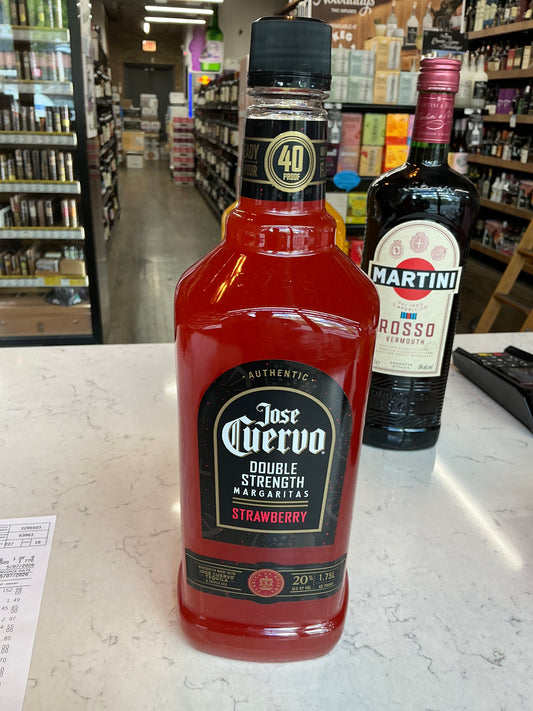 Jose Cuervo Double Strength Strawberry Margaritas 1.75L