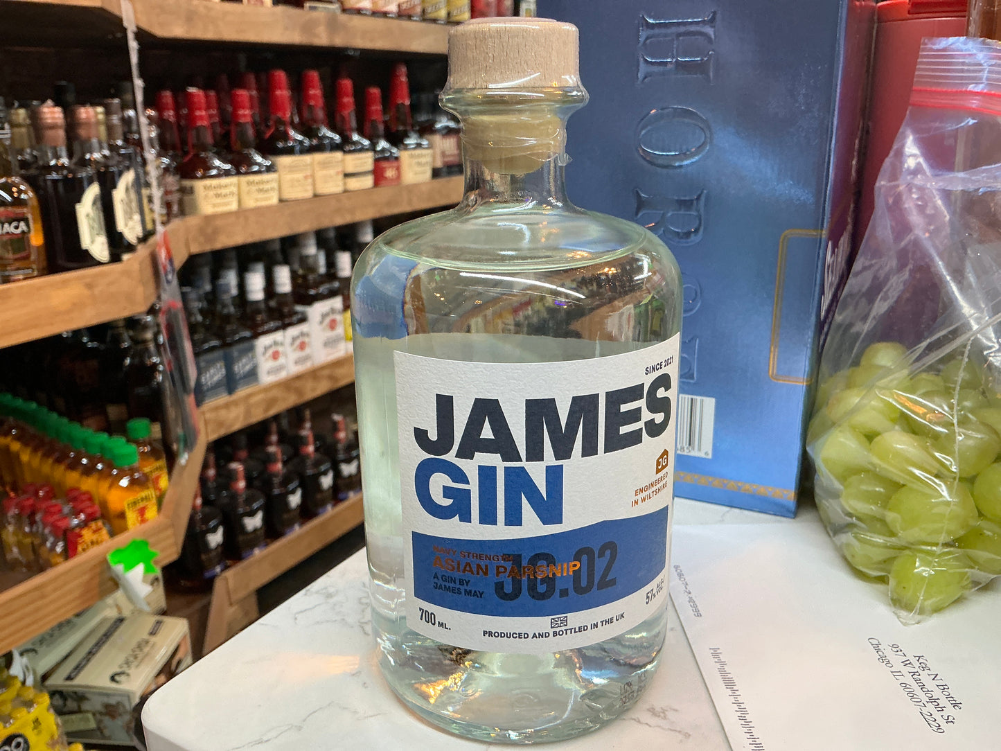 James Gin Asian Parsnip Navy Strength 750mL