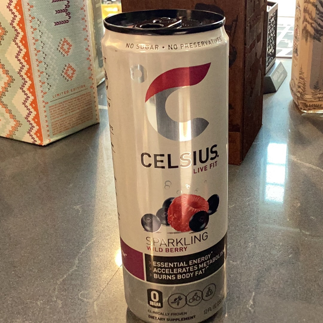 Celsius wild berry 12oz
