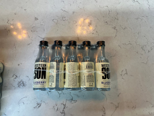 Western Son BlueBerry Vodka 50mL 10 Pack