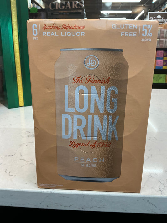 Long Drink Peach Cocktail 6 pk