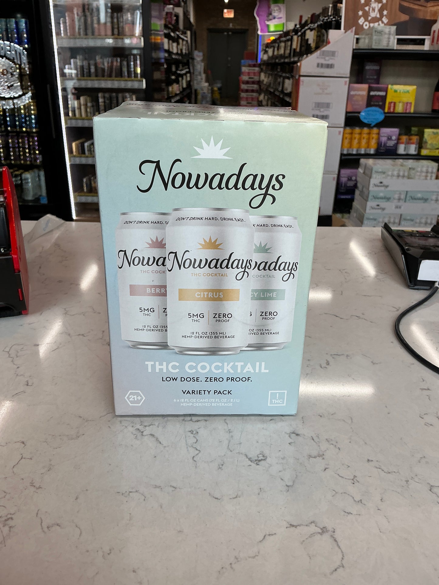 Nowadays 5mg THC Variety 6 Pack 12oz Cans