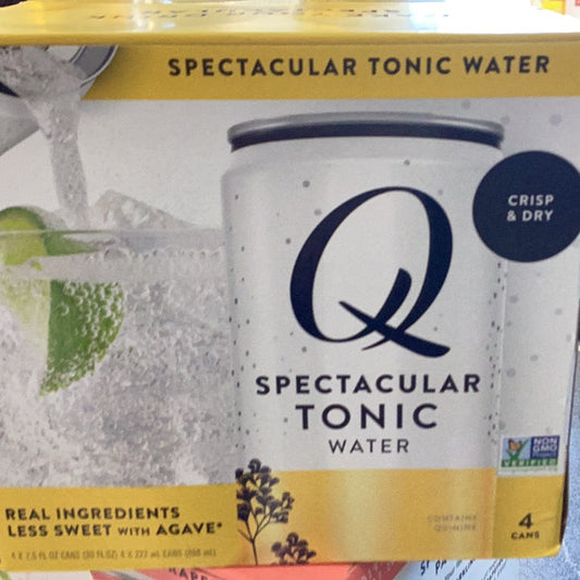 Q spectacular tonic water 4pk