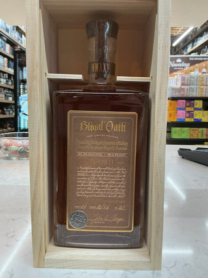 Blood Oath Pact No 11 Bourbon Whiskey (750mL)