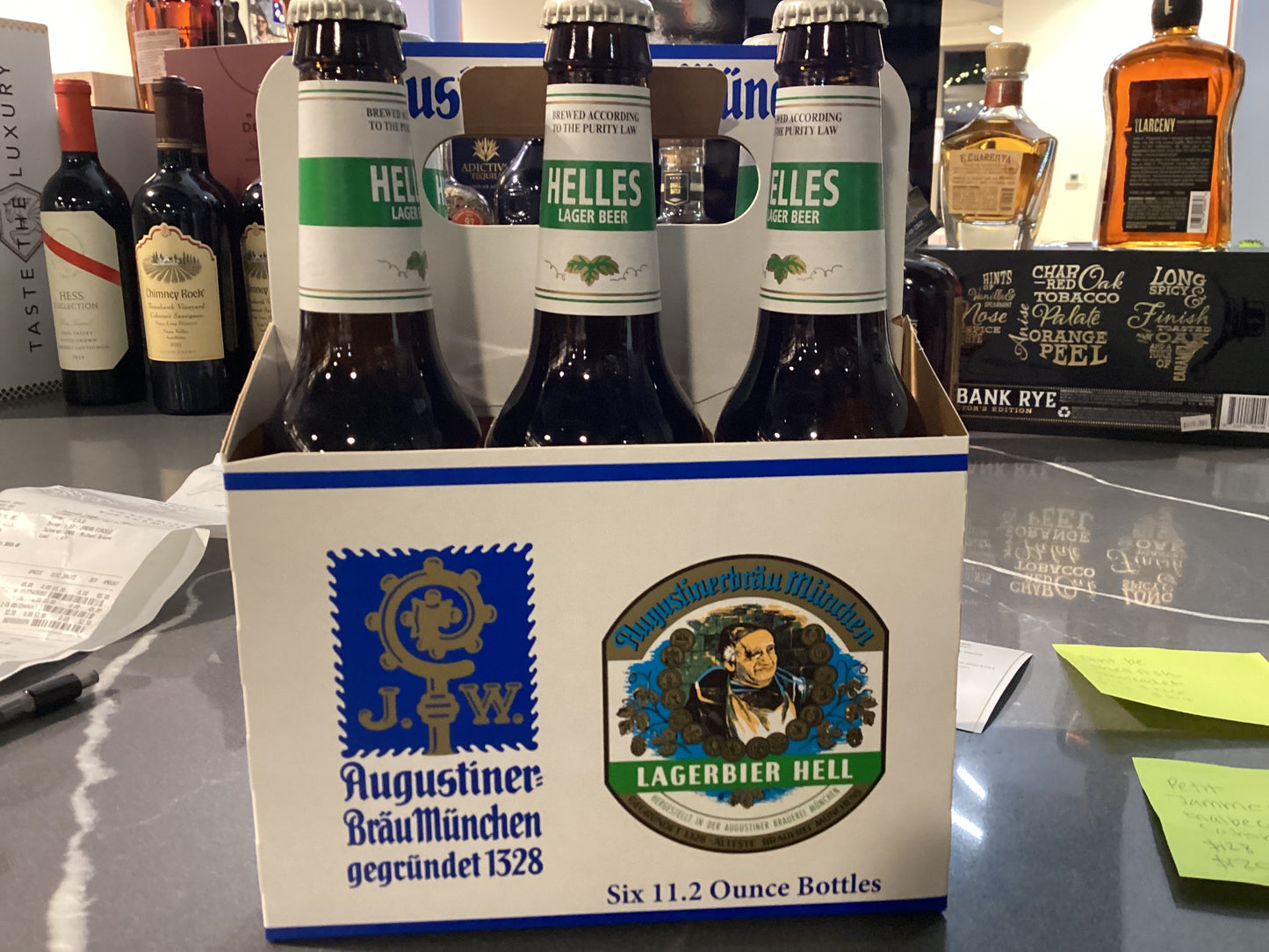 Augustiner Brau Munchen Lagerbier Hell 6pk