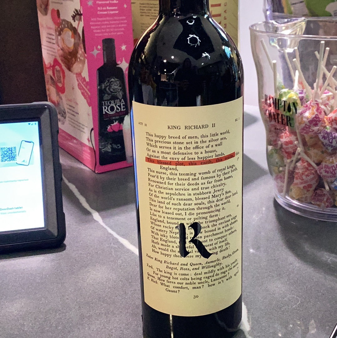 Realm cellars 2021 the bard 750mL