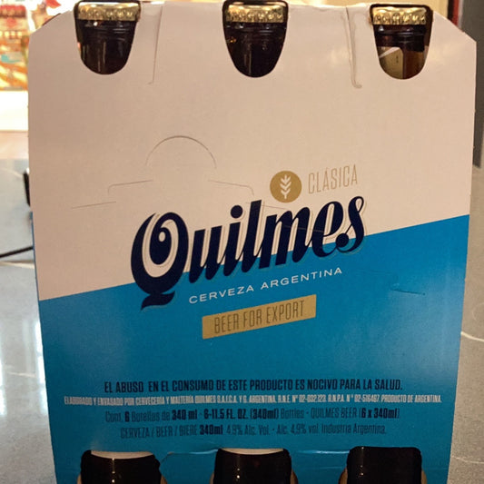 Quilmes Argentina Beer 6 pk