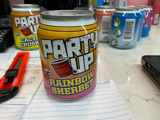 Party Up Rainbow Sherbet 250mL
