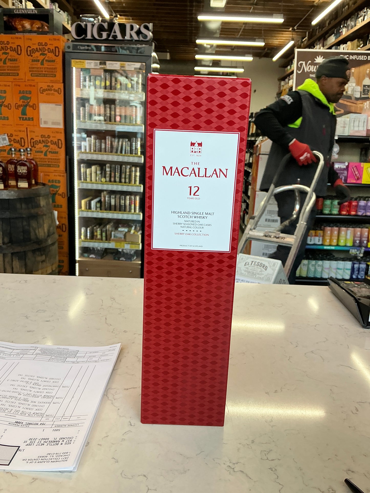 Macallan 12 Year Sherry Oak Single Malt Scotch Whiskey (750 ml)