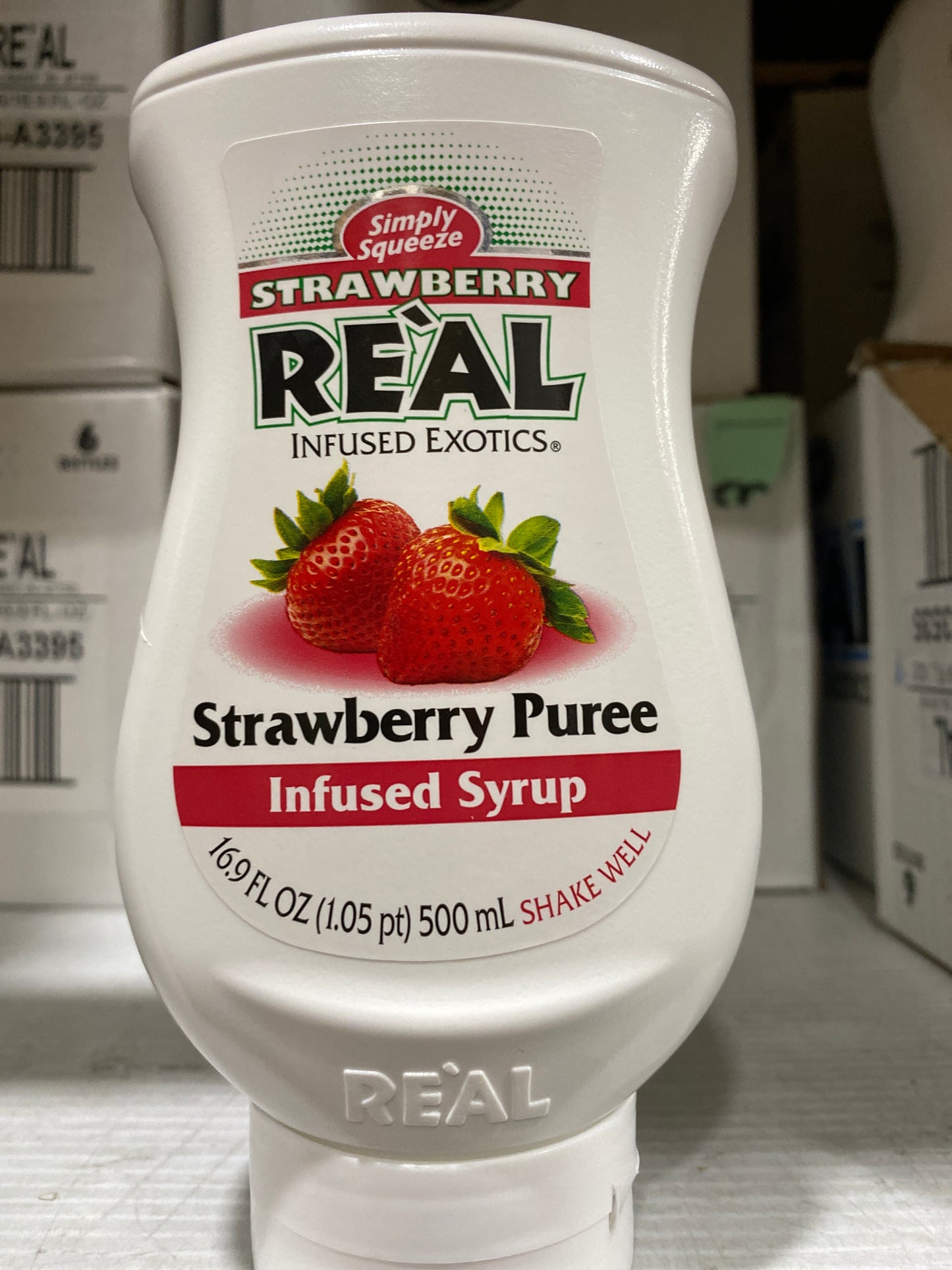 Real Strawberry Purée Syrup 16.9oz