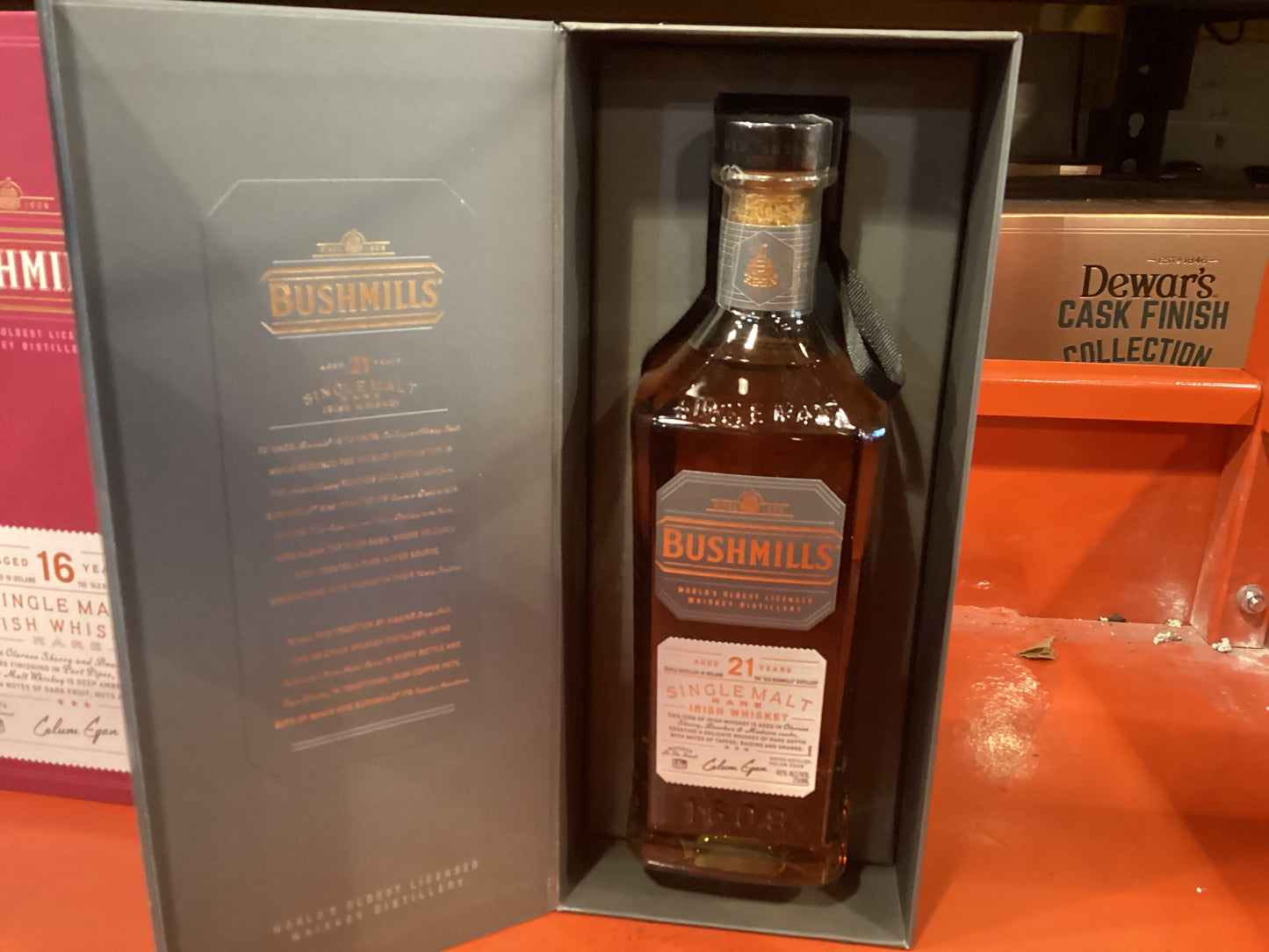 Bushmills Single Malt Rare Irish Whiskey 21yr 750mL