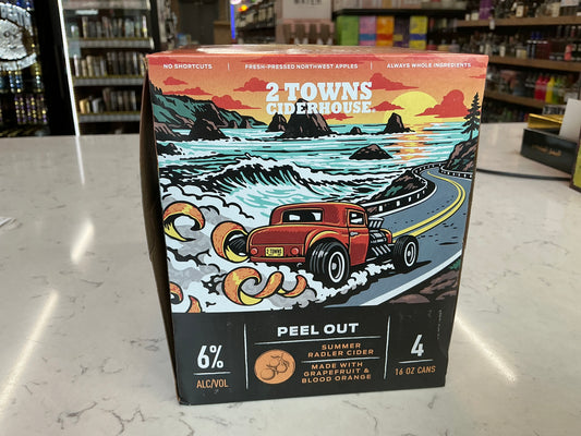 2 Towns Peel Out 4pk cans