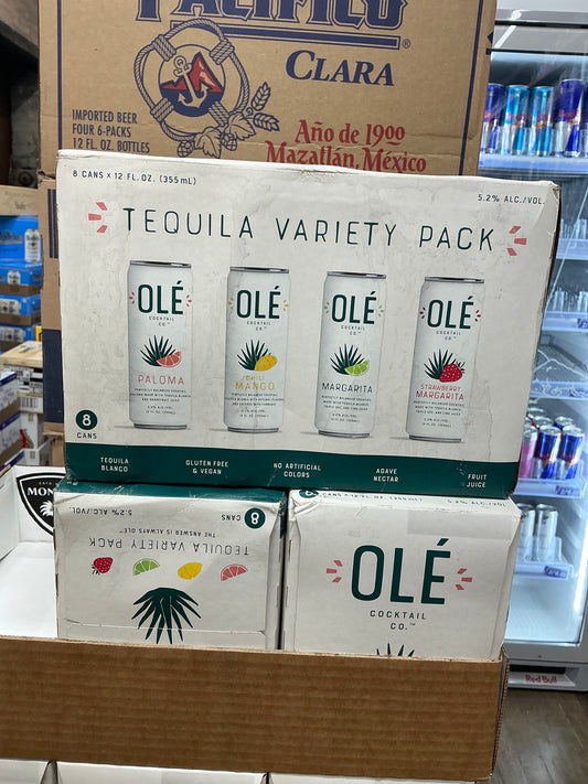 OLÉ Tequila Cocktail Variety 8 Pack