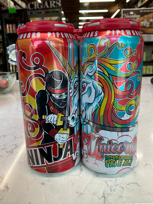 Pipeworks Ninja Vs. Unicorn Double IPA (4 pack)