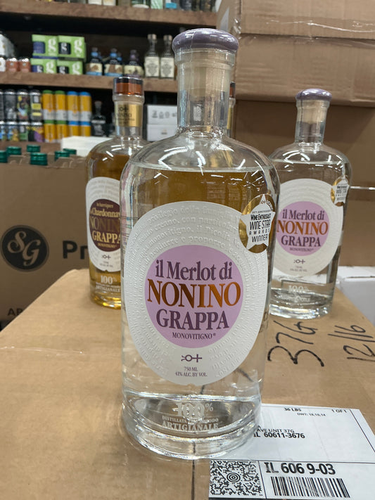Nonino Grappa Merlot 750mL