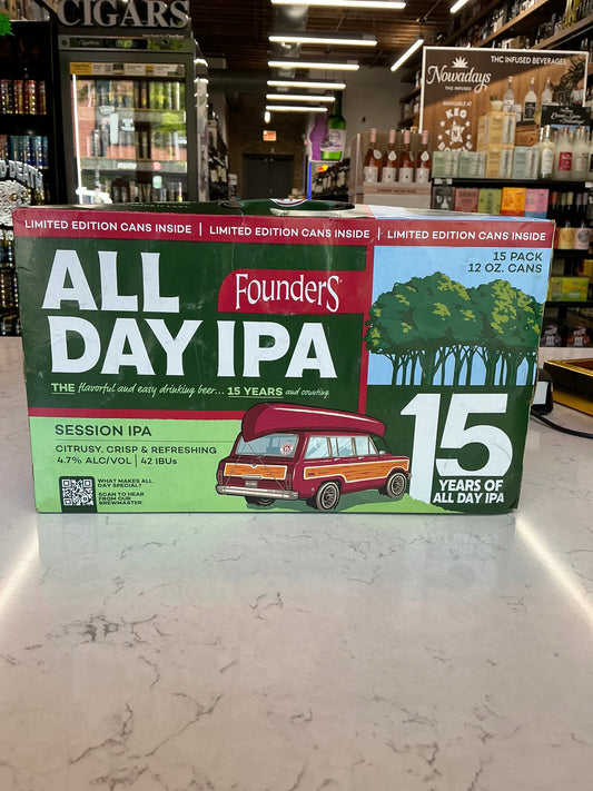 Founders All Day IPA 12oz 15 Pack Cans