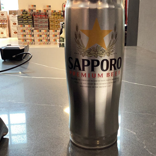 Sapporo Premium Single Cans 22oz