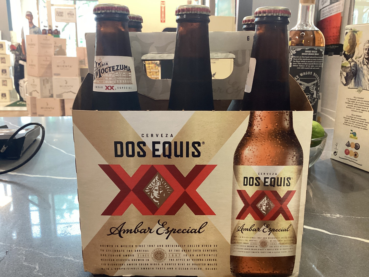 Dos Equis Amber Especial 6pk bottles