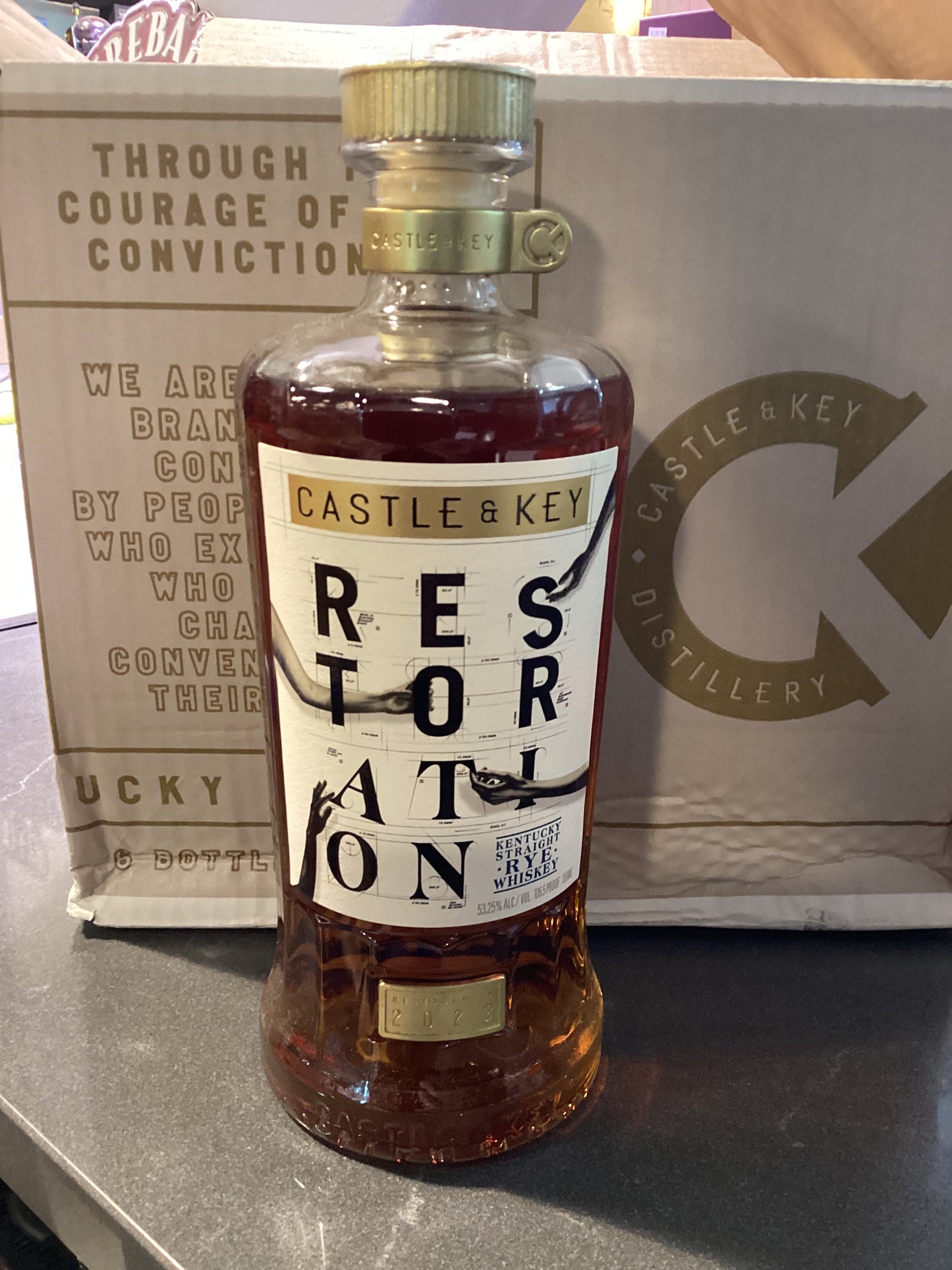 Castle and Key Restoration Rye (750ml)