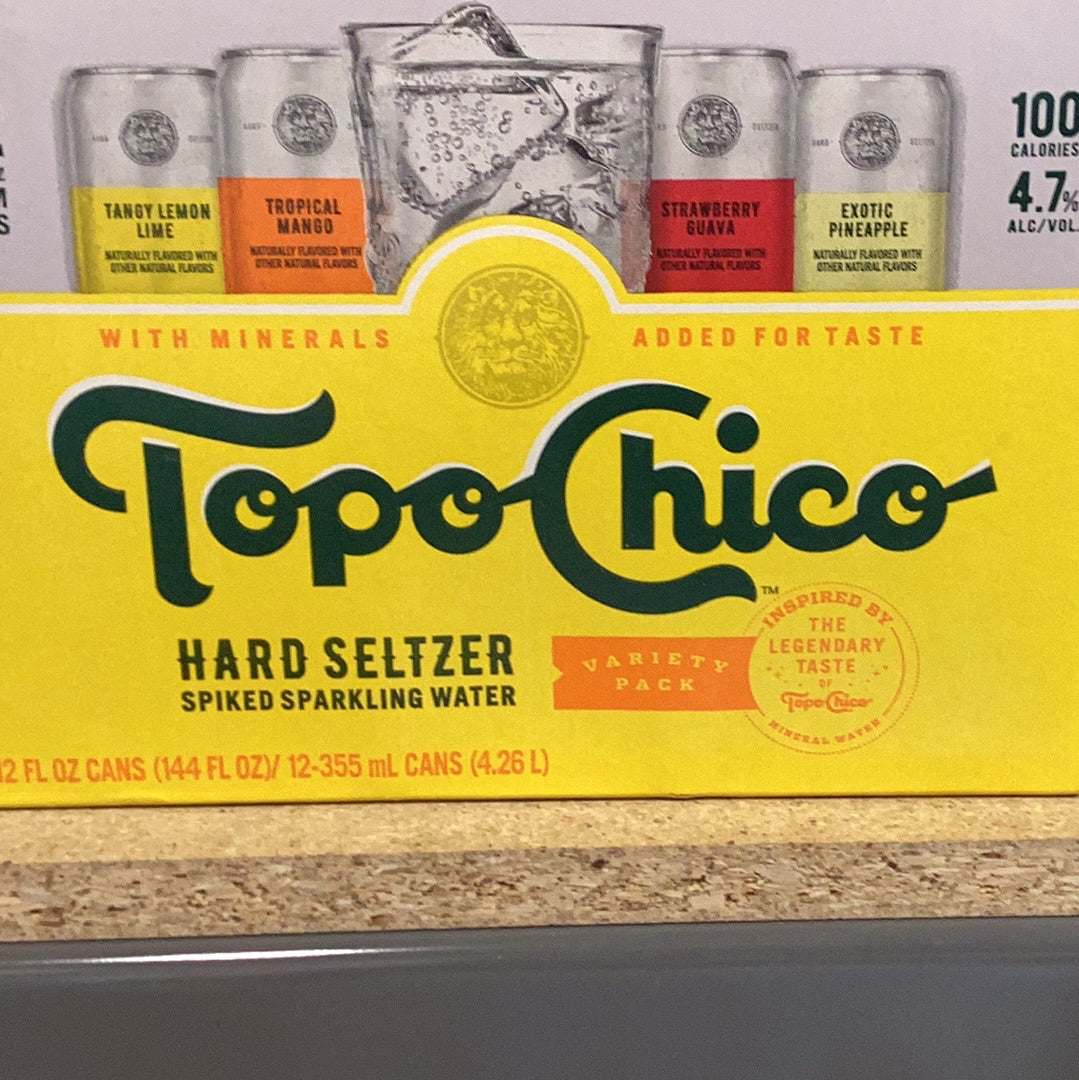 Topo Chico Hard Seltzer Variety 12pk