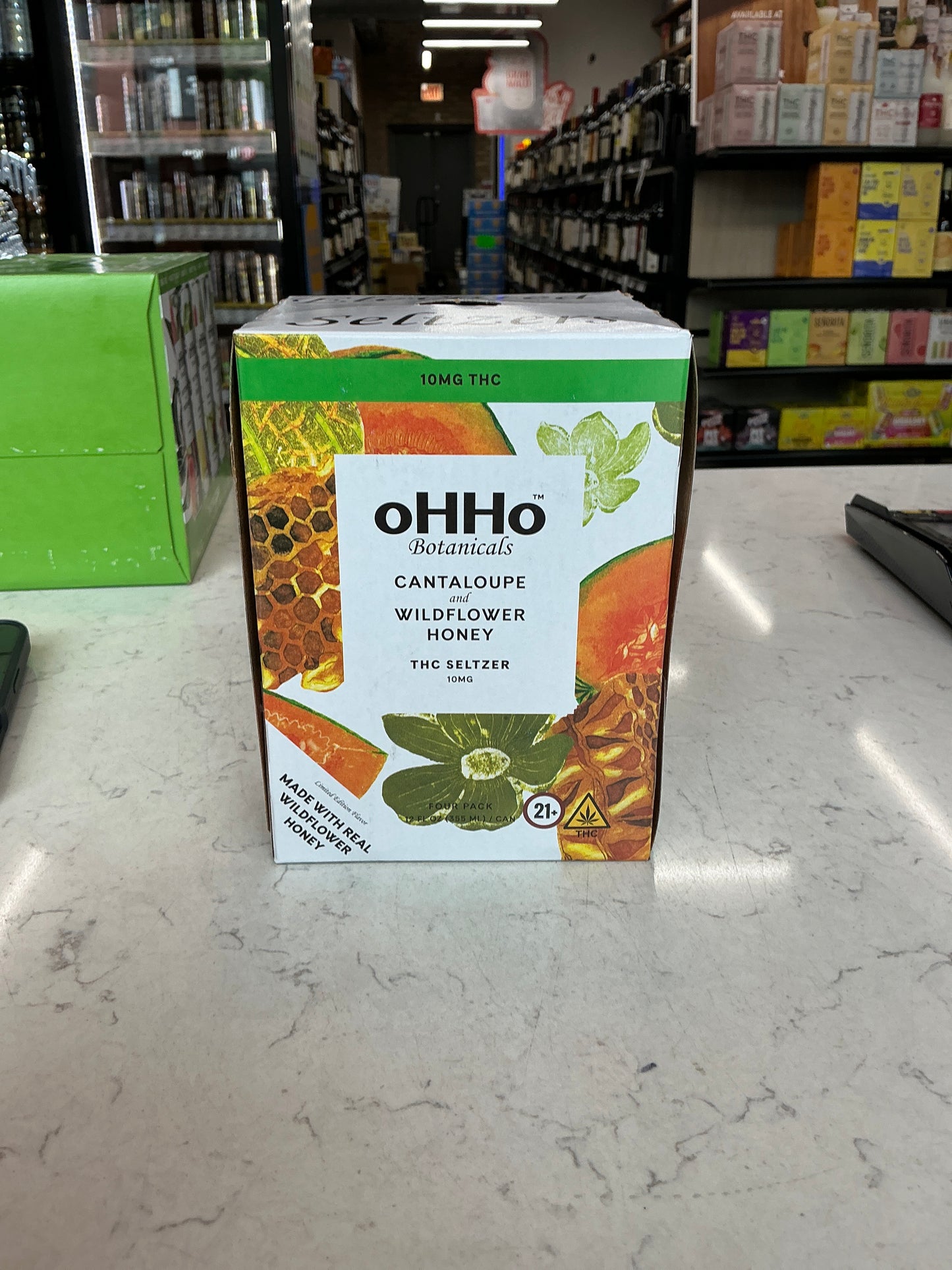oHHo THC Botanicals Cantaloup & Wildflower Honey 10mg - 4 Pack