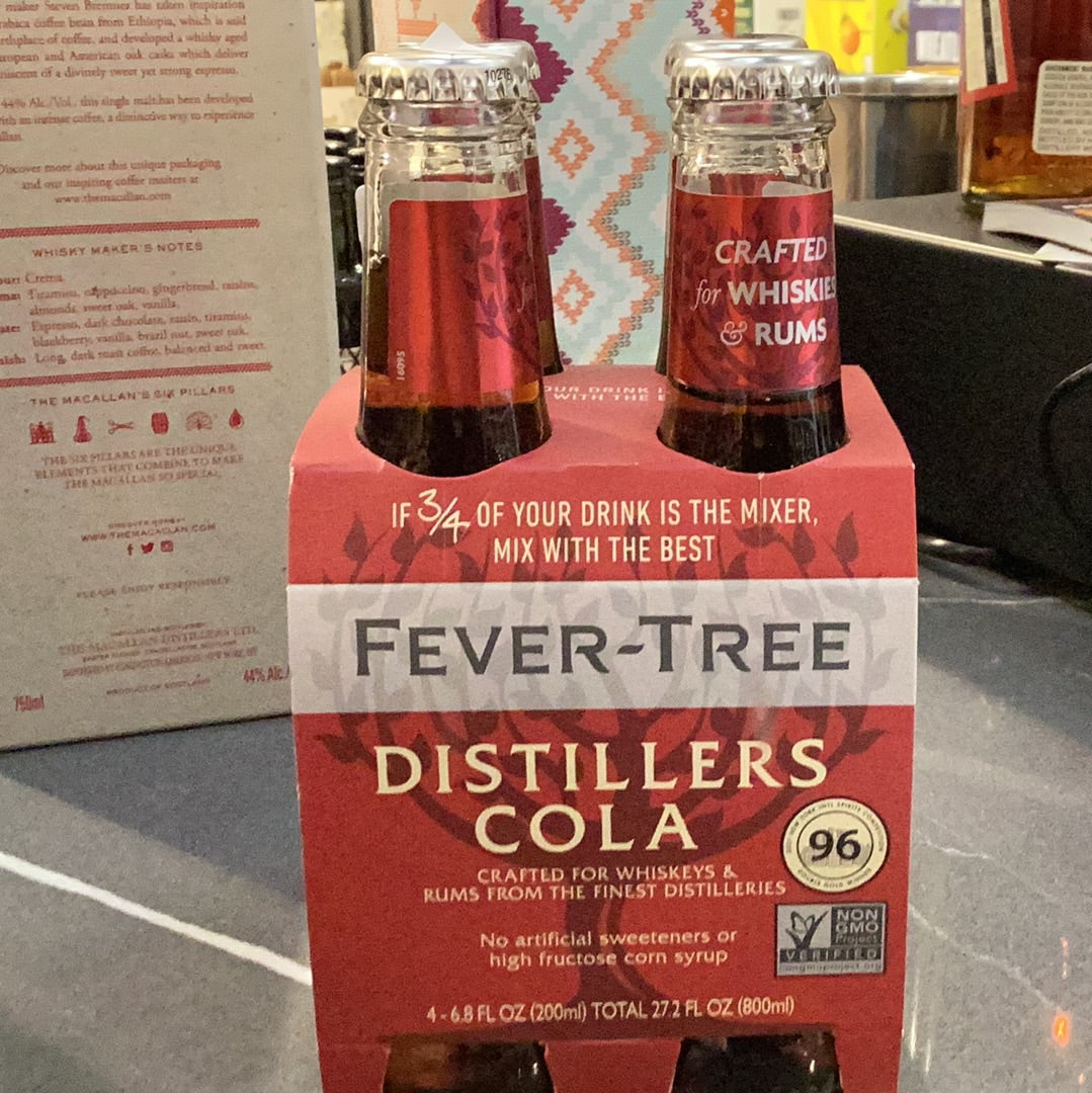 Fever Tree Distillers Cola 4pk