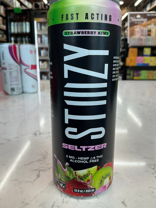 Stiiizy Strawberry Kiwi THC Seltzer 12fl oz