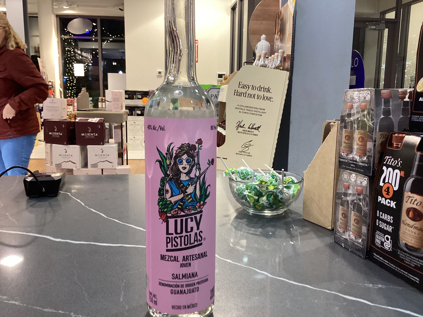 Lucy Pistolas Salmiana Mezcal 750mL