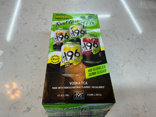 196 Green Tea Combo 8pk cans