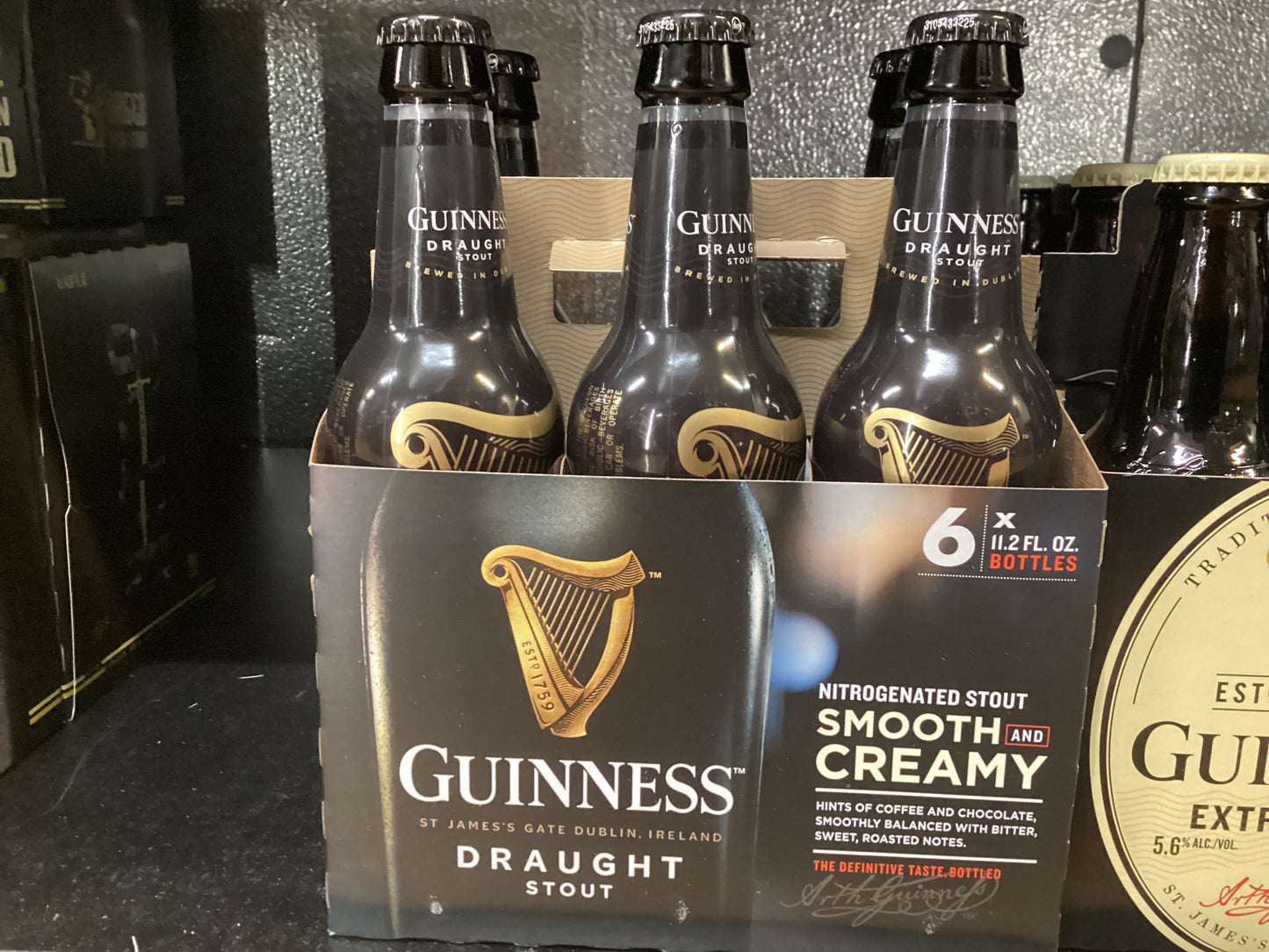 Guinness Draught Stout 6pk bottle