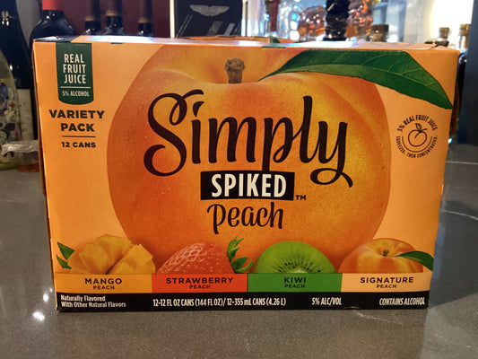 Simply Spiked Peach Pack (12pk)