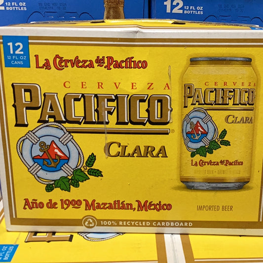 Pacifico Mexican Lager (12pk cans)