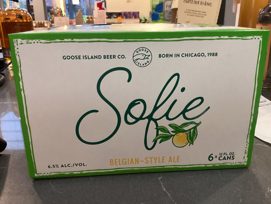 Goose Island Sophie Belgian Ale 6pk cans