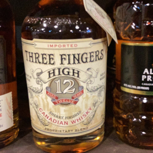 Three Fingers 12 Year Canadian Whiskey (750mL)