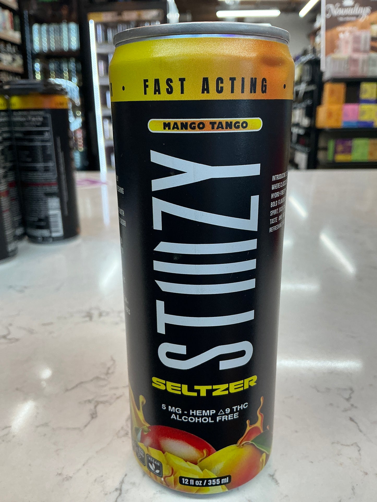 Stiiizy Mango Tango THC Seltzer 5mg (12fl oz)