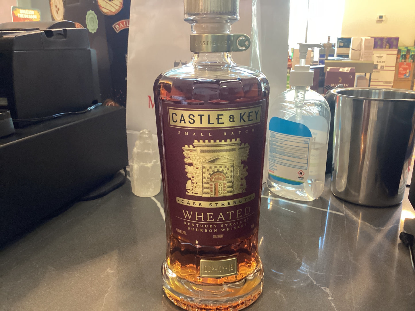 Castle and Key Small Batch Cask Strength Wheated Bourbon 750mL