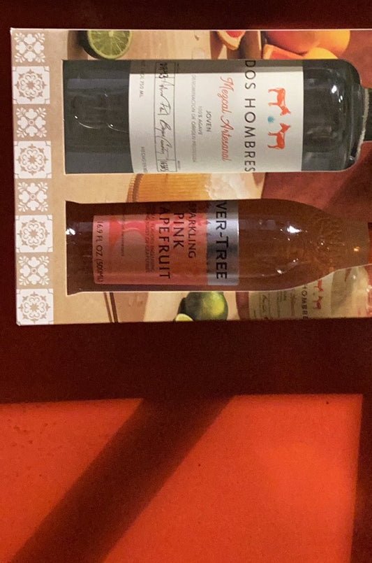 Dos Hombres Mezcal Artesanal Joven Gift set (750 ML)