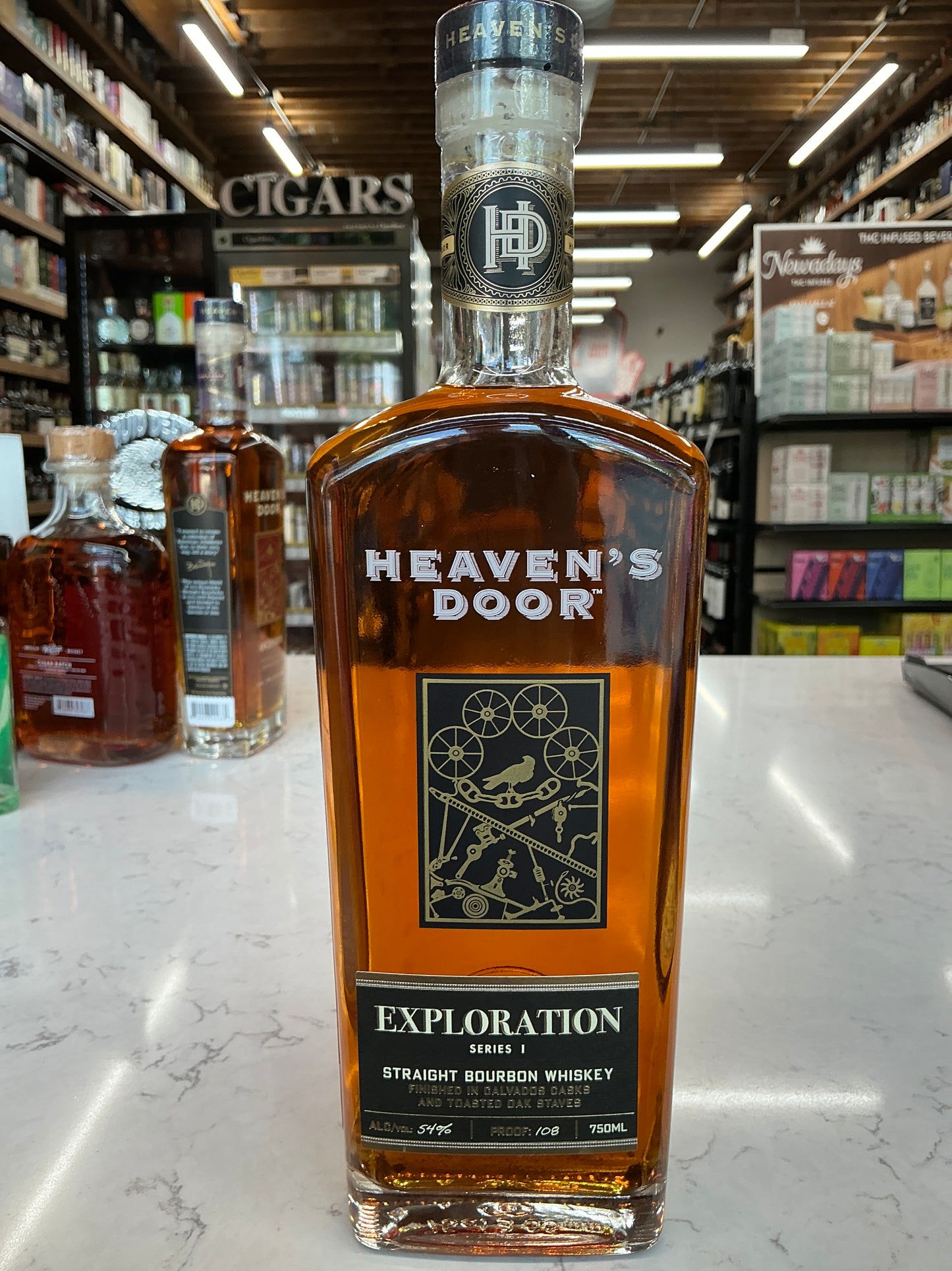 Heavens Door Exploration series 1 SBW Finished in Calvados & Toasted Oak Staves 108proof (750ml)