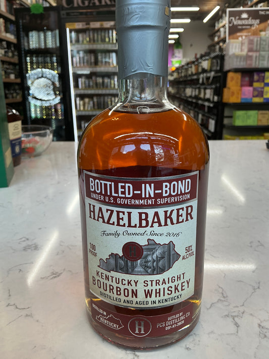 Hazelbaker Bottled in Bond Bourbon Whiskey (750mL)