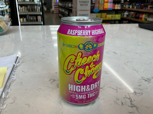 Cheech and Chongs Raspberry Highball 5mg THC 12oz can