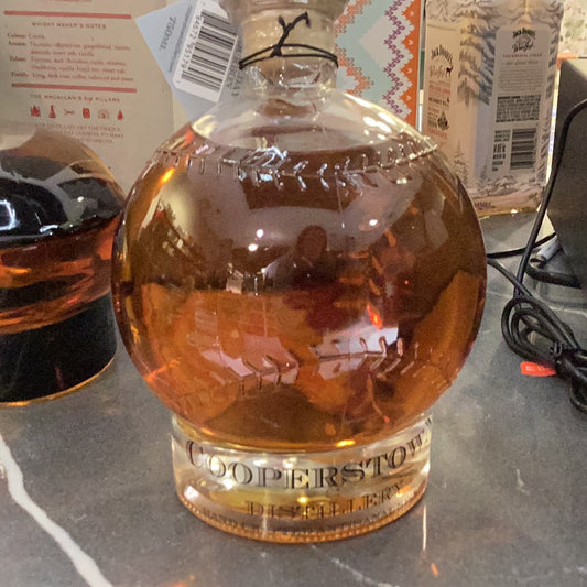 Cooperstown DoubleDay Baseball Bourbon Whiskey (750 mL)
