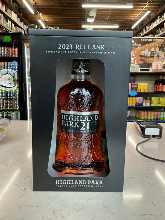 Highland Park 21 Year Old Single Malt Scotch Whiskey 750mL
