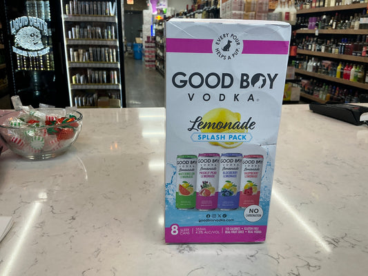 Good Boy Lemonade Splash 8pk cans