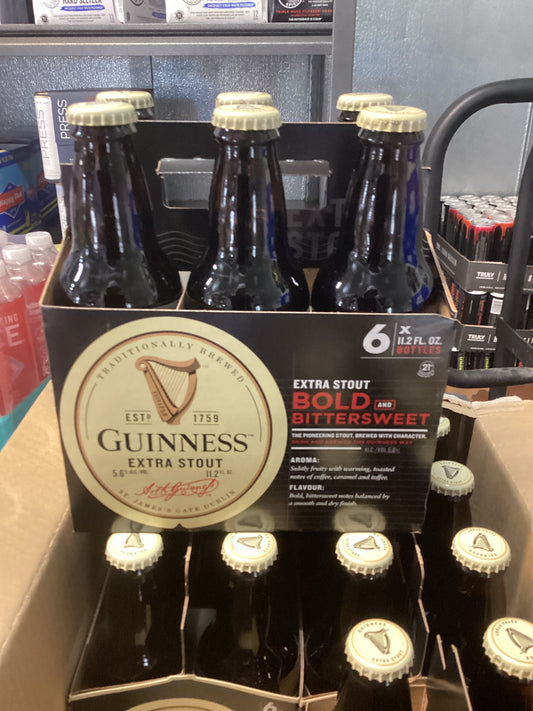 Guinness extra stout 6pk bottle