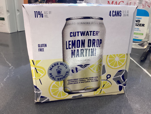 Cutwater Lemon Drop Martini 4pk cans