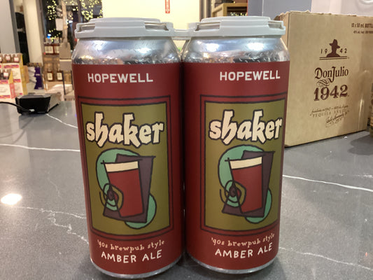 Hopewell Shaker Amber Ale 4pk