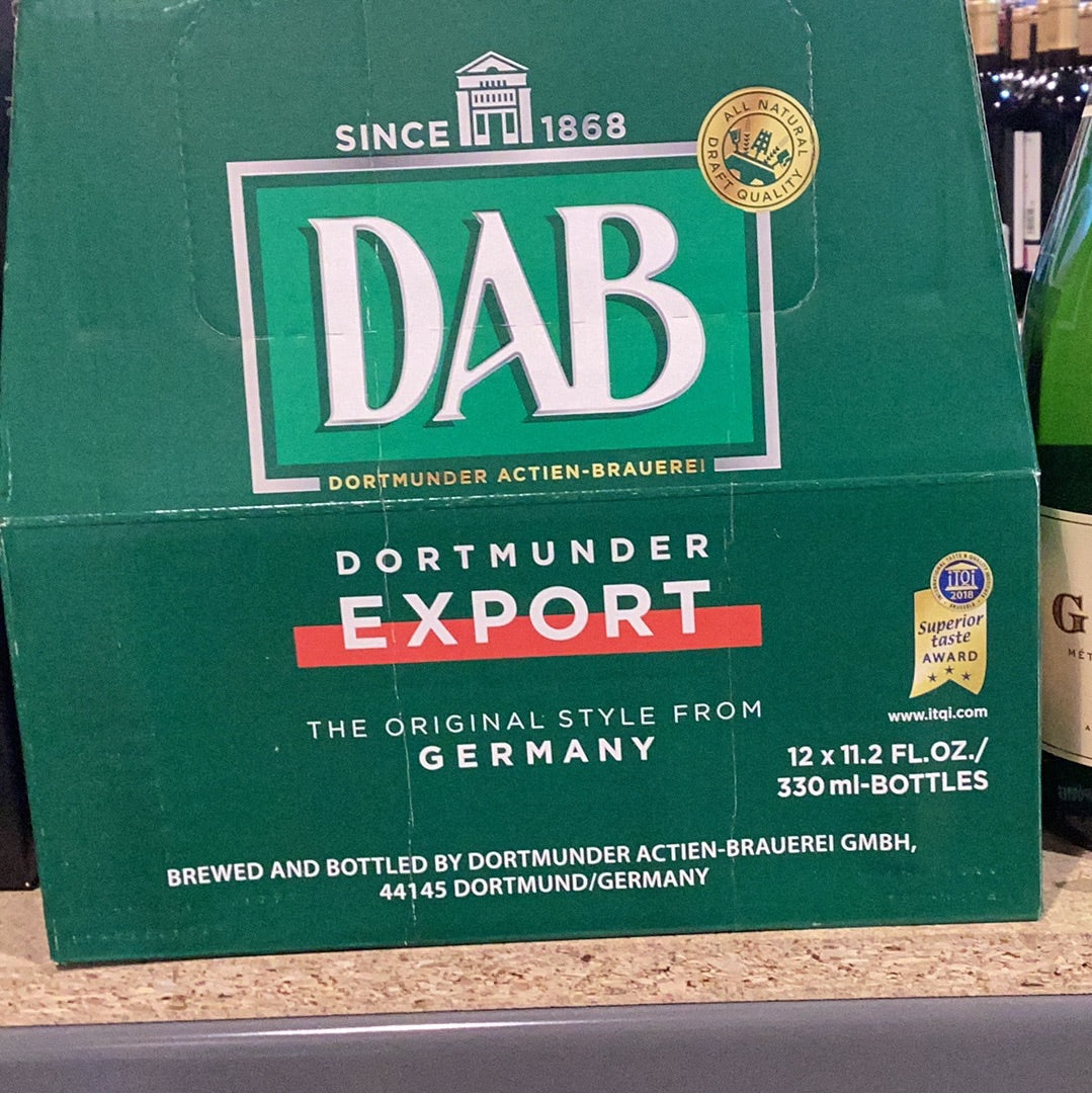 DAB Dortmunder Export 12pk bottles