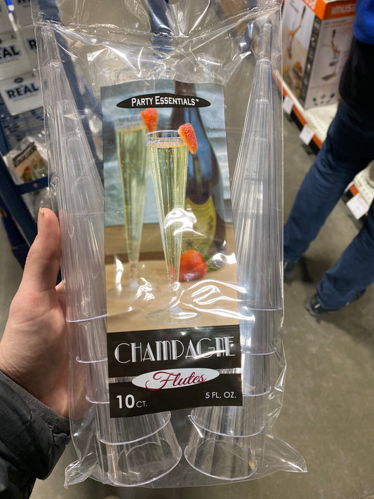 Champagne Flutes (10 pack)