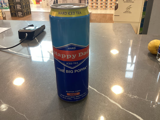 Happy Dad Peach Iced Tea 24oz. Can
